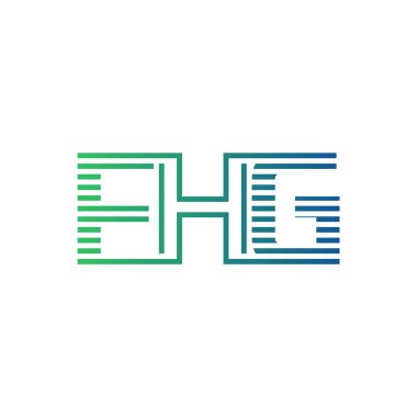 Modern FHG Logo Tasarımı. İş Kimliği için FHG Minimalist, Profesyonel ve Çok Yönlü Markalaştırma Simgesi