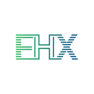 Modern FHX Logo Tasarımı. İş Kimliği için FHX Minimalist, Profesyonel ve Çok Yönlü Markalaştırma Simgesi