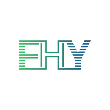 Modern FHY Logo Tasarımı. İş Kimliği için FHY Minimalist, Profesyonel ve Çok Yönlü Markalaştırma Simgesi