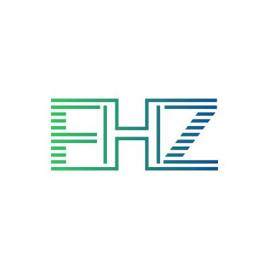 Modern FHZ Logo Tasarımı. İş Kimliği için FHZ Minimalist, Profesyonel ve Çok Yönlü Markalaştırma Simgesi