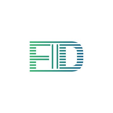 Modern FID Logo Tasarımı. İş Kimliği için FID Minimalist, Profesyonel ve Çok Yönlü Markalaştırma Simgesi