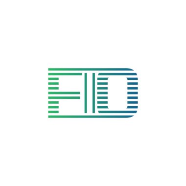 Modern FIO Logo Tasarımı. İş Kimliği için FIO Minimalist, Profesyonel ve Çok Yönlü Markalaştırma Simgesi