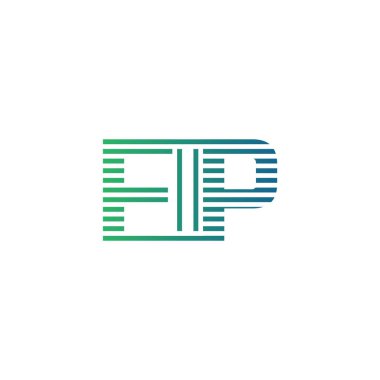 Modern FIP Logo Tasarımı. FIP Minimalist, Profesyonel ve Çok Yönlü İşletme Kimliği Simgesi