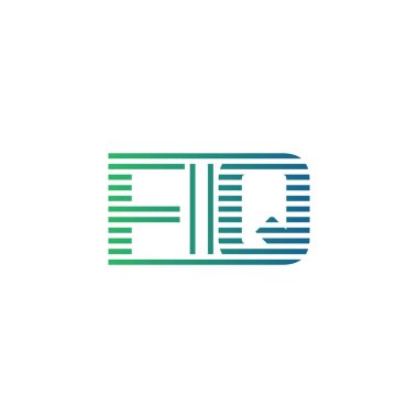 Modern FIQ Logo Tasarımı. FIQ Minimalist, Profesyonel ve İş Kimliği için Çok Yönlü Markalaştırma Simgesi