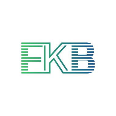 Modern FKB Logo Tasarımı. İş Kimliği İçin FKB Minimalist, Profesyonel ve Çok Yönlü Markalaştırma Simgesi