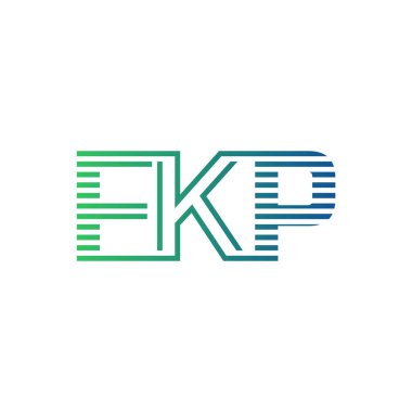 Modern FKP Logo Tasarımı. İşletme Kimliği İçin FKP Minimalist, Profesyonel ve Çok Yönlü Markalaştırma Simgesi
