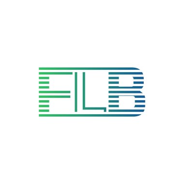 Modern FLB Logo Tasarımı. İş Kimliği için FLB Minimalist, Profesyonel ve Çok Yönlü Markalaştırma Simgesi