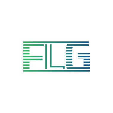 Modern FLG Logo Tasarımı. İş Kimliği için FLG Minimalist, Profesyonel ve Çok Yönlü Markalaştırma Simgesi