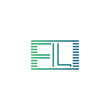 Modern FLI Logo Tasarımı. İş Kimliği için FLI Minimalist, Profesyonel ve Çok Yönlü Markalaştırma Simgesi