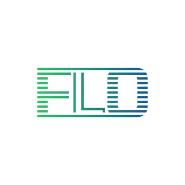Modern FLO Logo Tasarımı. İş Kimliği için FLO Minimalist, Profesyonel ve Çok Yönlü Markalaştırma Simgesi