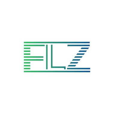 Modern FLZ Logo Tasarımı. İş Kimliği için FLZ Minimalist, Profesyonel ve Çok Yönlü Markalaştırma Simgesi