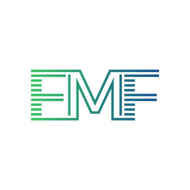 Modern FMF Logo Tasarımı. İş Kimliği için FMF Minimalist, Profesyonel ve Çok Yönlü Markalaştırma Simgesi
