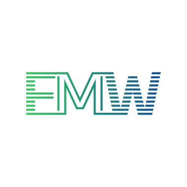 Modern FMW Logo Tasarımı. FMW Minimalist, Profesyonel ve Çok Yönlü İşletme Kimliği Simgesi