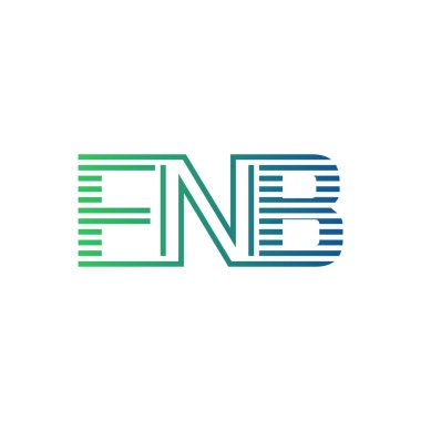 Modern FNB Logo Tasarımı. Harf FNB İş Kimliği Minimalist, Profesyonel ve Çok Yönlü Markalaştırma Simgesi