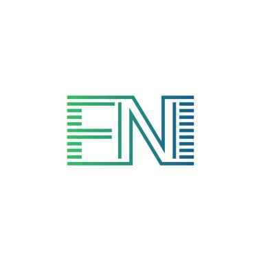 Modern FNI Logo Tasarımı. İş Kimliği için FNI Minimalist, Profesyonel ve Çok Yönlü Markalaştırma Simgesi