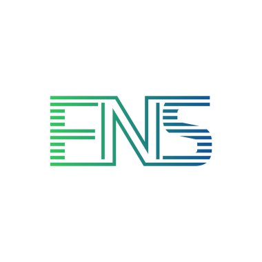 Modern FNS Logo Tasarımı. İş Kimliği için FNS Minimalist, Profesyonel ve Çok Yönlü Markalaştırma Simgesi