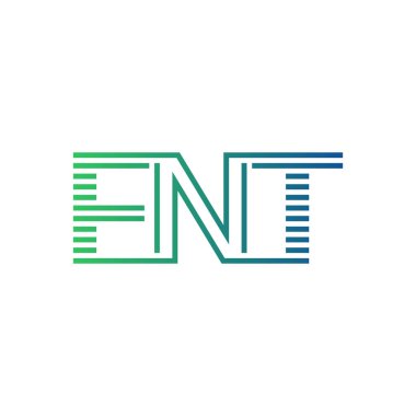 Modern FNT Logo Tasarımı. İş Kimliği için FNT Minimalist, Profesyonel ve Çok Yönlü Markalaştırma Simgesi