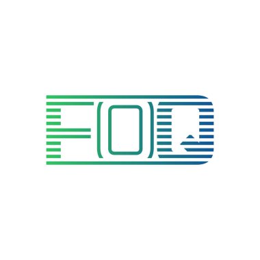 Modern FOQ Logo Tasarımı. İş Kimliği için FOQ Minimalist, Profesyonel ve Çok Yönlü Markalaştırma Simgesi