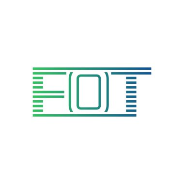 Modern FOT Logo Tasarımı. FOT Minimalist, Profesyonel ve İş Kimliği için Çok Yönlü Markalaştırma Simgesi