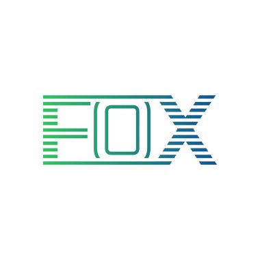Modern FOX Logo Tasarımı. İş Kimliği için FOX Minimalist, Profesyonel ve Çok Yönlü Markalaştırma Simgesi