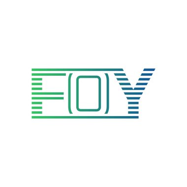 Modern FOY Logo Tasarımı. FOY Minimalist, Profesyonel ve İş Kimliği için Çok Yönlü Markalaştırma Simgesi
