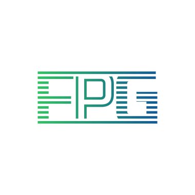 Modern FPG Logo Tasarımı. İş Kimliği için FPG Minimalist, Profesyonel ve Çok Yönlü Markalaştırma Simgesi