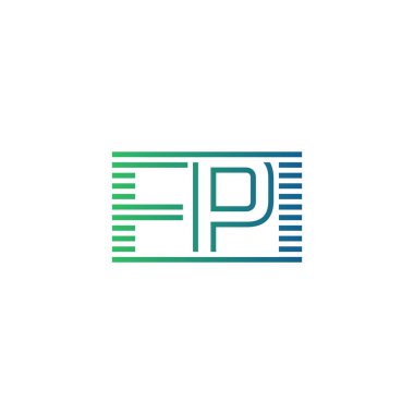 Modern FPI Logo Tasarımı. İş Kimliği için FPI Minimalist, Profesyonel ve Çok Yönlü Markalaştırma Simgesi