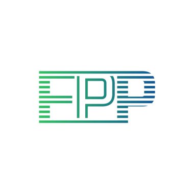 Modern FPP Logo Tasarımı. İş Kimliği için FPP Minimalist, Profesyonel ve Çok Yönlü Markalaştırma Simgesi