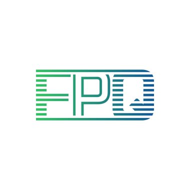Modern FPQ Logo Tasarımı. İş Kimliği için FPQ Minimalist, Profesyonel ve Çok Yönlü Markalaştırma Simgesi