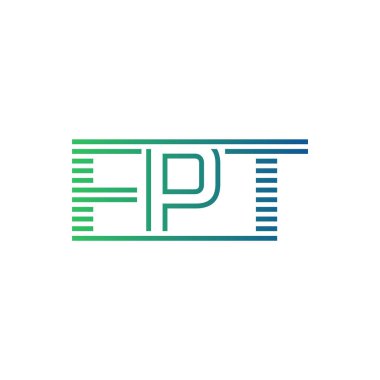 Modern FPT Logo Tasarımı. İş Kimliği için FPT Minimalist, Profesyonel ve Çok Yönlü Markalaştırma Simgesi