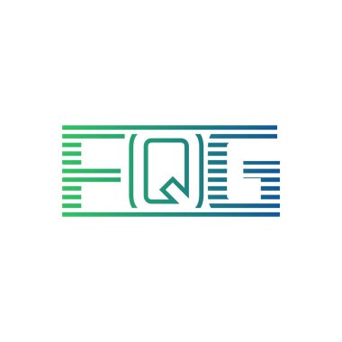 Modern FQG Logo Tasarımı. İş Kimliği için FQG Minimalist, Profesyonel ve Çok Yönlü Markalaştırma Simgesi