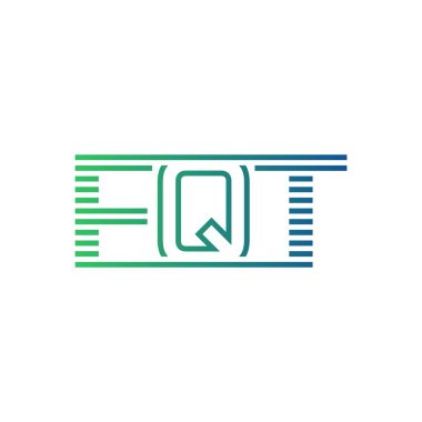 Modern FQT Logo Tasarımı. İş Kimliği için FQT Minimalist, Profesyonel ve Çok Yönlü Markalaştırma Simgesi