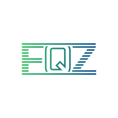 Modern FQZ Logo Tasarımı. İş Kimliği için FQZ Minimalist, Profesyonel ve Çok Yönlü Markalaştırma Simgesi