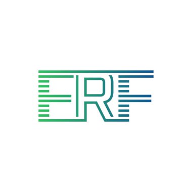 Modern FRF Logo Tasarımı. İş Kimliği için FRF Minimalist, Profesyonel ve Çok Yönlü Markalaştırma Simgesi