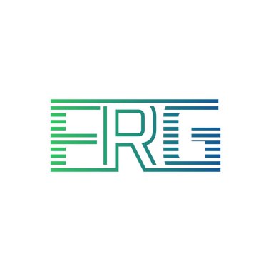 Modern FRG Logo Tasarımı. İş Kimliği için FRG Minimalist, Profesyonel ve Çok Yönlü Markalaştırma Simgesi