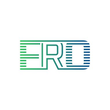 Modern FRO Logo Tasarımı. İş Kimliği için FRO Minimalist, Profesyonel ve Çok Yönlü Markalaştırma Simgesi