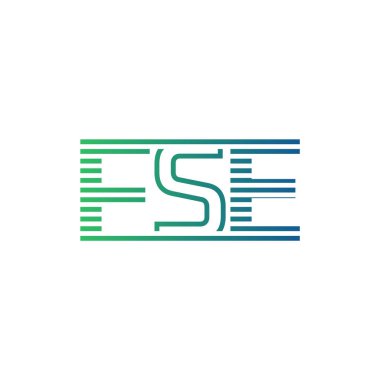 Modern FSE Logo Tasarımı. İş Kimliği için FSE Minimalist, Profesyonel ve Çok Yönlü Markalaştırma Simgesi