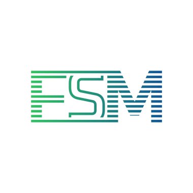 Modern FSM Logo Design. Letter FSM Minimalist, Professional, and Versatile Branding Icon for Business Identity clipart