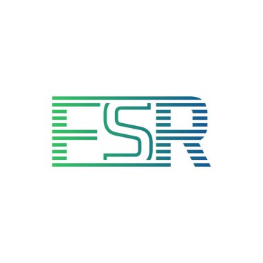 Modern FSR Logo Tasarımı. Harf FSR İş Kimliği Minimalist, Profesyonel ve Çok Yönlü Markalaştırma Simgesi