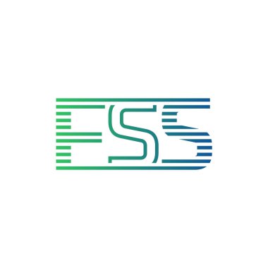 Modern FSS Logo Tasarımı. İş Kimliği için FSS Minimalist, Profesyonel ve Çok Yönlü Markalaştırma Simgesi