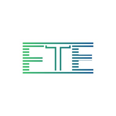 Modern FTE Logo Design. Letter FTE Minimalist, Professional, and Versatile Branding Icon for Business Identity clipart