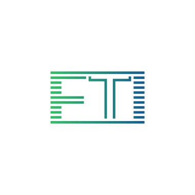 Modern FTI Logo Tasarımı. İş Kimliği için FTI Minimalist, Profesyonel ve Çok Yönlü Markalaştırma Simgesi