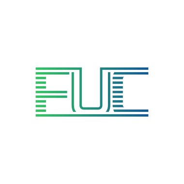 Modern FUC Logo Tasarımı. Harf FUC İş Kimliği Minimalist, Profesyonel ve Çok Yönlü Markalaştırma Simgesi
