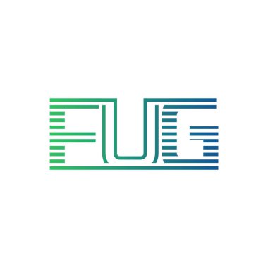 Modern FUG Logo Tasarımı. İşletme Kimliği İçin FUG Minimalist, Profesyonel ve Çok Yönlü Marka Simgesi