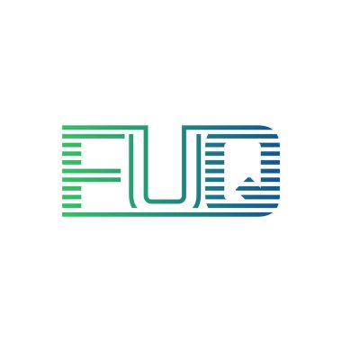 Modern FUQ Logo Tasarımı. Harf FUQ Minimalist, Profesyonel ve İşletme Kimliği İçin Çok Yönlü Markalaşma Simgesi