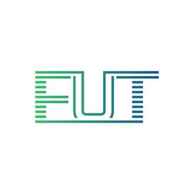 Modern FUT Logo Tasarımı. İş Kimliği için FUT Minimalist, Profesyonel ve Çok Yönlü Markalaştırma Simgesi