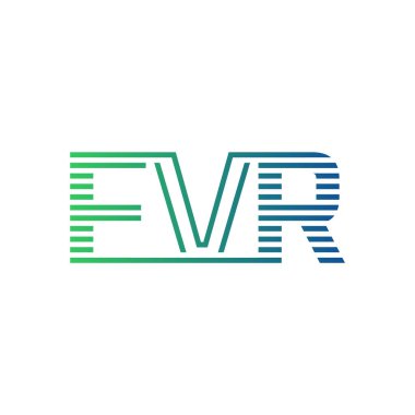 Modern FVR Logo Tasarımı. Harf FVR İş Kimliği Minimalist, Profesyonel ve Çok Yönlü Markalaştırma Simgesi