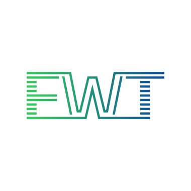 Modern FWT Logo Tasarımı. İş Kimliği için FWT Minimalist, Profesyonel ve Çok Yönlü Markalaştırma Simgesi