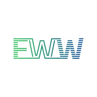 Modern FWW Logo Tasarımı. Harf FWW İş Kimliği Minimalist, Profesyonel ve Çok Yönlü Markalaştırma Simgesi