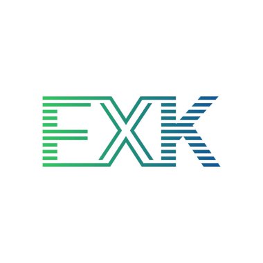 Modern FXK Logo Tasarımı. İş Kimliği için FXK Minimalist, Profesyonel ve Çok Yönlü Markalaştırma Simgesi